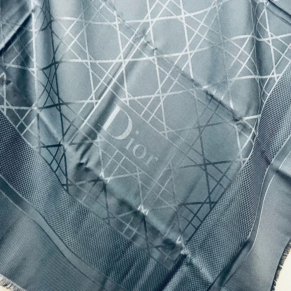 Christian Dior Women Scarf New With Tag and Box. Size 110”x56”.